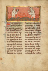 Un homme et une femme parmi des pierres brûlantes